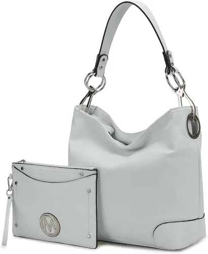 Miniatura 54 de MKF Collection Mia K - Bolso Hobo para mujer, de piel vegana, bolso de hombro holgado, bolso con asa superior