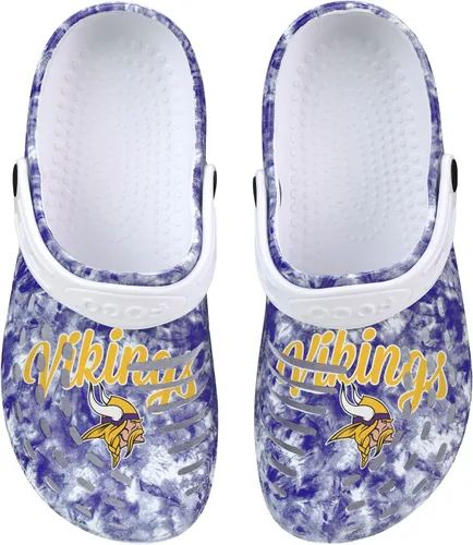 Miniatura 85 de FOCO NFL Womens NFL Team Logo Cloudie Garden Water Sandals Shoes Slipper Clogs with Strap