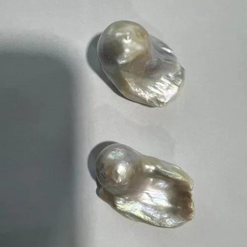 Miniatura 3 de LE SKY 2 unids perlas barrocas sin agujero natural cultivado agua dulce irregular perla perla original para la fabricación de joyas