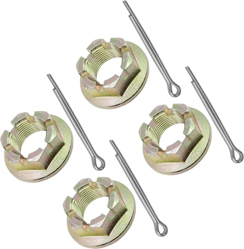 Miniatura 7 de Caltric Tuerca de castillo para rueda delantera y trasera compatible con Arctic Cat Prowler HDX 700 XT 2011-2015 4x
