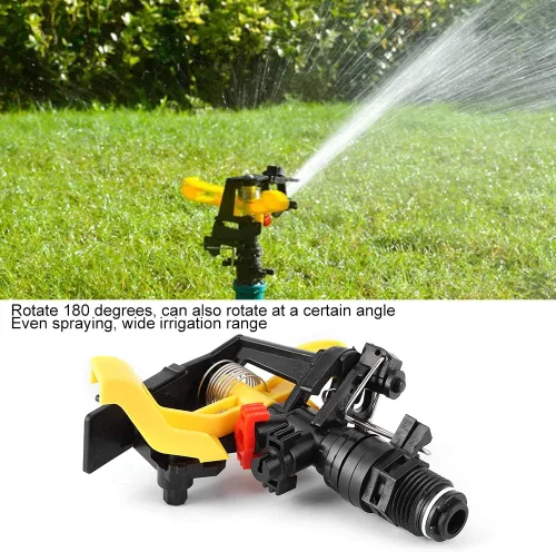 Miniatura 2 de Rociador de impulso de jardín de riego de impacto 2PCS para riego de agua, hilo macho DN15