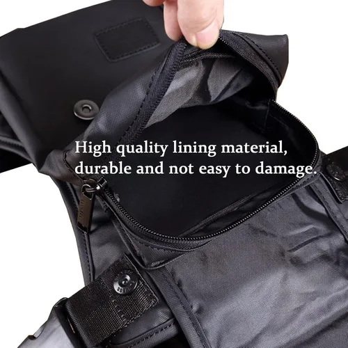Miniatura 4 de Fekesu Oxford bolsa de pierna para hombres motocicleta equitación mujeres Fanny Pack al aire libre viaje pesca senderismo ciclismo cadera bolsas