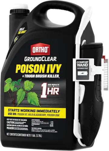 Miniatura 7 de Ortho GroundClear Poison Ivy & Tough Brush Killer3 - Spray mata malezas listo para usar con varita cómoda, 1 gal.