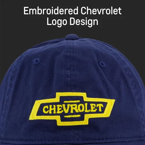 Miniatura 3 de Concept One Chevrolet Dad - Gorra de béisbol ajustable de algodón con logotipo y ala curvada
