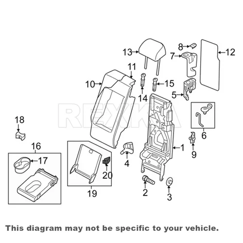Miniatura 7 de Rexka Clip de resorte para panel de ajuste metálico, 30 unidades, 0.630 in, compatible con VW Audi 4A0-867-276A 30Pcs