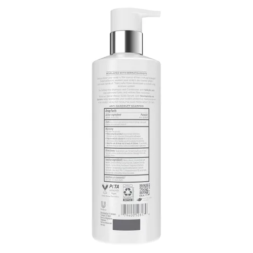 Miniatura 2 de Dove Derma Scalp - Champú para aliviar la caspa, 1 unidad con ácido salicílico, sulfatos y niacinamida para eliminar escamas y aumentar