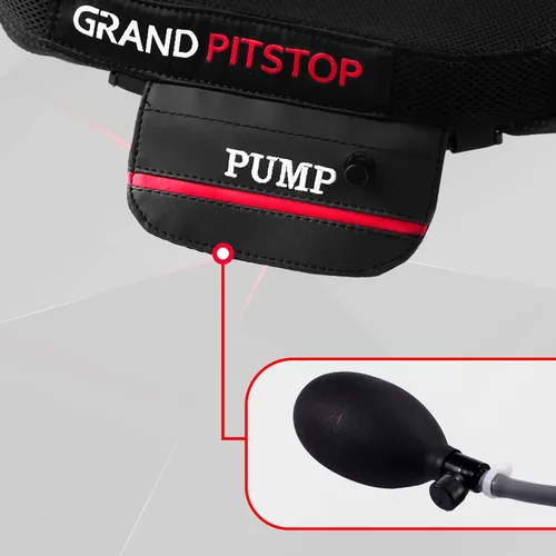 Miniatura 8 de GRAND PITSTOP - Cojín de asiento de aire para motocicleta, inflado y desinflado en movimiento, alivio de presión para asiento de motocicleta, a