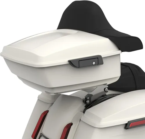 Miniatura 72 de Moto Onfire King Tour - Maletero con almohadilla de respaldo para Harley Touring 1997+ (Barracuda Silver)