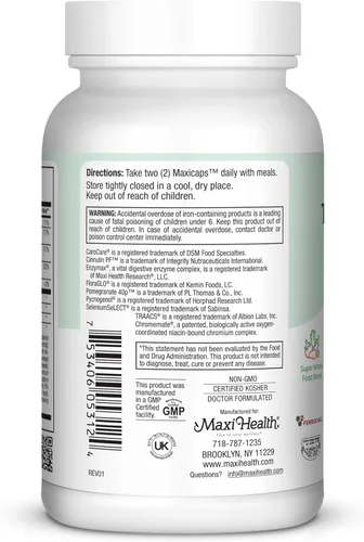 Miniatura 4 de Maxi Health Multivitaminas para hombres y mujeres – Vitaminas diarias completas para energía, función inmune y apoyo al bienestar – Multivitamínico