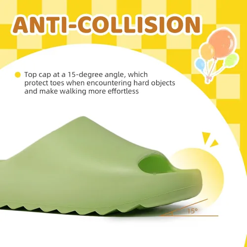 Miniatura 55 de Sandalias acolchadas para mujeres, hombres y niños, cómodas, antideslizantes, suaves, impermeables, para baño, ducha, sandalias acolchadas de suela