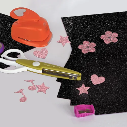 Miniatura 5 de Cartulina de Purpurina Rosa Doble Cara - Goefun 24 Hojas 12x12, 280 g/m²/100 LB Papel Metálico Rosa para Tarjetas de San Valentín, Decoración