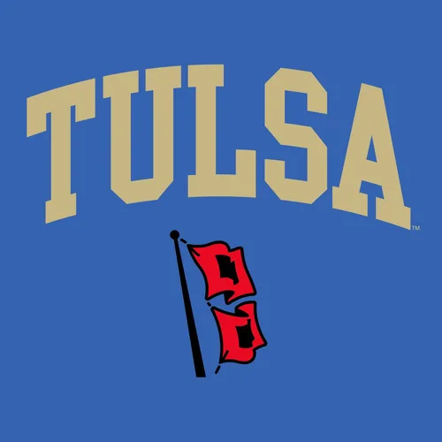 Miniatura 3 de NCAA oficial de College – University Team Color Arco Logo Manga Larga Tulsa Huracán Royal