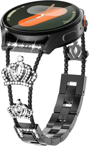 Miniatura 40 de KADES Compatible with Samsung Galaxy Watch 8/8 Classic / 7/6 / 5/4 Band, 40mm 44mm 45mm 47mm, Luxury Diamond Bracelet Chain Band for Women, Bling
