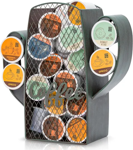 Miniatura 22 de Made Easy Kit Organizador de cápsulas de café – Decoración funcional de la barra de café para el hogar – Accesorios de almacenamiento de encimera