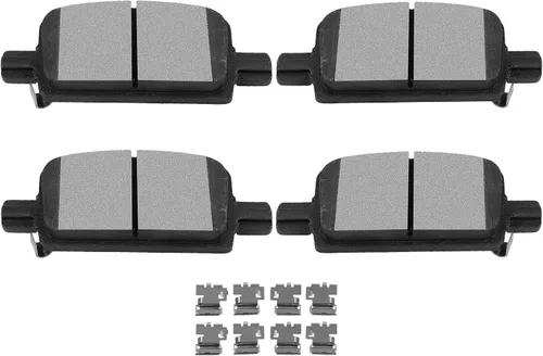 Miniatura 25 de SCITOO Juego de pastillas de freno de cerámica D273 Reemplazo delantero 1984-1985 para Honda para Accord,1988-2000 para Honda para Civic, 1993-1997