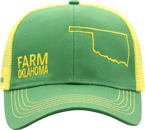 Miniatura 94 de John Deere Gorra de béisbol con logotipo y malla trasera con contraste, para hombre