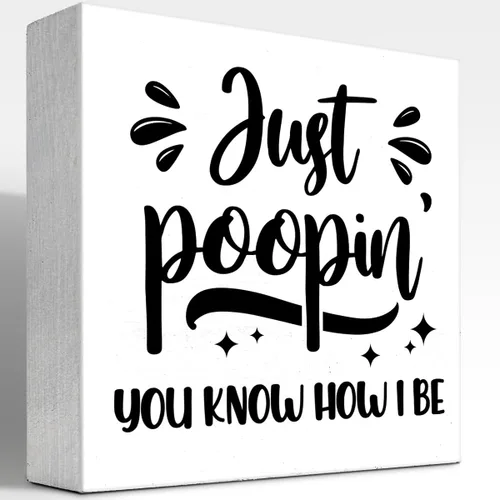 Miniatura 10 de z-crange Letrero de madera con texto en inglés «The Best Ideas Always Come to You in The Shower » para decoración de escritorio, divertido letrero