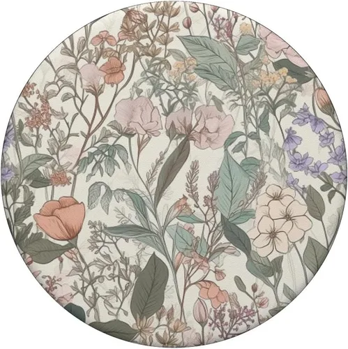 Miniatura 3 de PopSockets MagSafe PopGrip de flores pastel con diseño floral caprichoso para iPhone