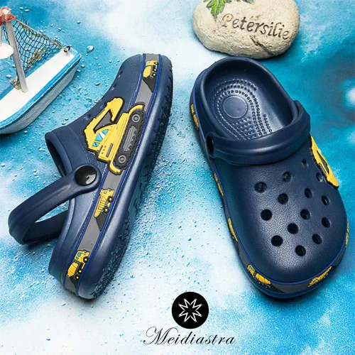 Miniatura 6 de Meidiastra Zuecos de dibujos animados para niños y niñas, sandalias ligeras para la playa y la piscina