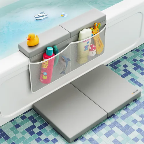 Rodillera Premium para Baño, Juego de Rodillera para Baño de Bebé y Almohadilla de Apoyo para Codo, Almohadilla para Arrodillarse al Bañar al Bebé,