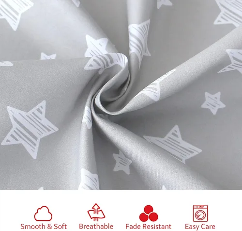 Miniatura 2 de Moonsea Sábanas para niños pequeños, juego de sábanas de 3 piezas para niños, juego de ropa de cama suave y transpirable para cuna, incluye una