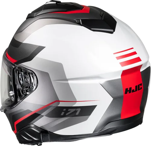 Miniatura 2 de Casco de motocicleta HJC i71 Nior Natural, aprobado por DOT (MC1SF, grande)