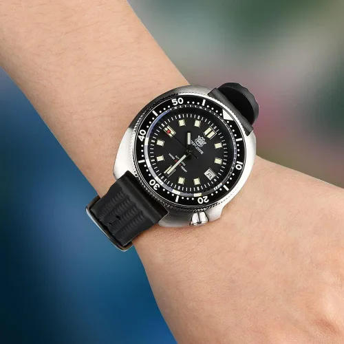 Miniatura 6 de Steeldive - Reloj automático para hombre 1970 SD1970 Reloj de pulsera NH35 Movimiento 200M Relojes de buceo