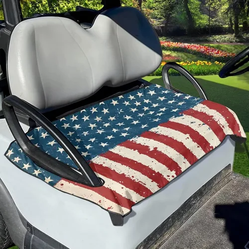 Miniatura 47 de AFPANQZ Toalla personalizada para cubierta de asiento de carrito de golf, añade tu texto, imagen, logotipo, nombre, protector de asiento de carrito
