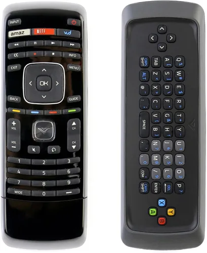 XRT300 Reemplazo de control remoto con teclado QWERTY apto para Vizio LCD LED Smart TV M420SV M470SV M550SV M470SL M550SL M420SL M470SL M550SL