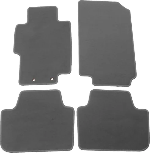 Miniatura 10 de IKON MOTORSPORTS, Alfombrilla de Piso Compatible con Acura TSX 2004-2008, Ajuste de Fábrica de Nylon Beige Alfombrillas de Piso Delanteras