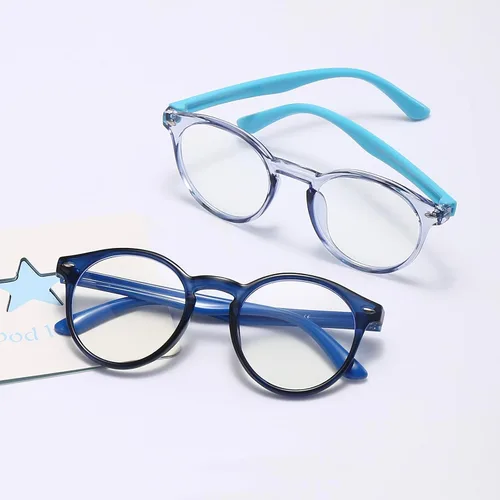 Miniatura 8 de Gafas de bloqueo de luz azul para niños, paquete de 3 lentes de lectura para computadora con bloqueo de luz azul para niños y niñas de 3 a 11 años
