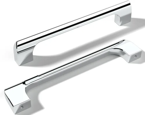 Miniatura 17 de Paquete de 10 manijas de metal de pistola con agujero central de 1-1/4 pulgadas Perillas de metal sólido para gabinetes de baño y decoración