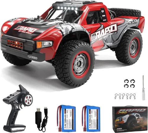 Miniatura 9 de Autos RC 1:14 Camión RC 30 MPH 4WD Auto de Control Remoto Todo Terreno Carro Trofeo para Adultos Niños Juguetes Rápidos Todoterreno RC Buggy Big