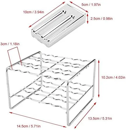 Miniatura 3 de Kit de paletas de hielo de acero inoxidable con bandeja, herramienta industrial para hacer hielo para el hogar, cocina, bricolaje (1#)