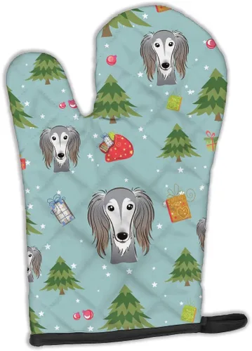 Miniatura 227 de Caroline's Treasures BB4020OVMT Dog House Collection Border Collie - Guante de horno grueso resistente al calor para sartenes calientes y horno