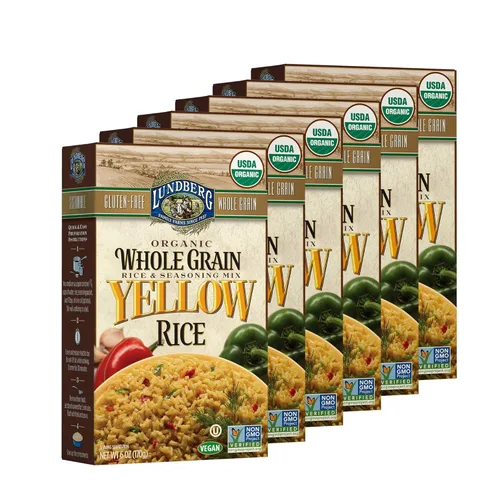 Miniatura 13 de Lundberg Family Farms - Arroz orgánico de grano entero y arroz silvestre, ajo y albahaca, guarnición, básico de despensa, 100% grano entero, sin