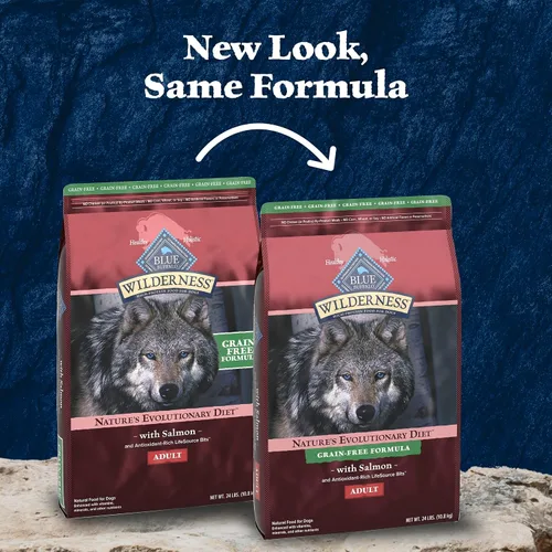 Miniatura 3 de Blue Buffalo Wilderness - Alimento seco natural con alto contenido proteínico para perros adultos, salmón, 24 libras