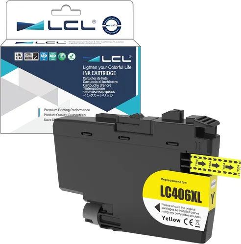 Miniatura 7 de LCL LC406XL Cartucho de tinta de alto rendimiento de repuesto para Brother LC406 LC406XLBK LC 406 XL Cartuchos de tinta negra para Brother