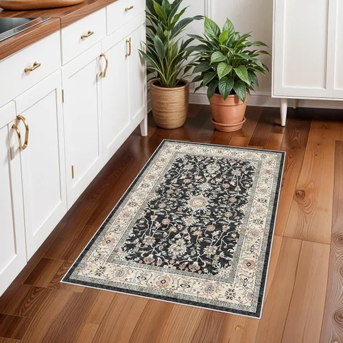 Miniatura 3 de Alfombra de pasillo lavable de 2 x 3 pies - Alfombra antideslizante resistente a las manchas, alfombras y tapetes de cocina duraderos