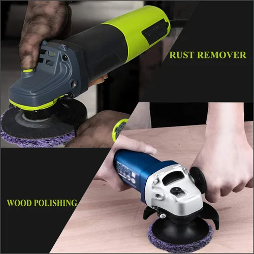 Miniatura 7 de Lamsion Rueda removedor de óxido para quitar pintura y oxidación, disco abrasivo de ángulo abrasivo (5 unidades, 4 pulgadas x 60 #)