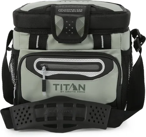 Miniatura 14 de Titan by Arctic Zone Deep Freeze Cooler - Enfriador de cuerpo duro sin cremallera, aislamiento de congelación profunda, forro de cuerpo duro y Gris