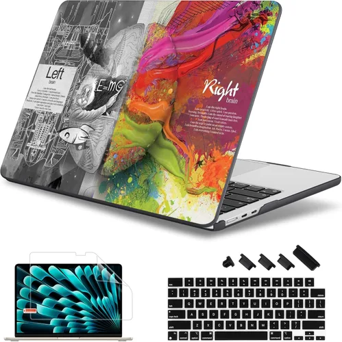 Miniatura 18 de May Chen para M4 MacBook Air de 13.6 pulgadas Funda 2025 2024 2023 2022 Modelos: A3240 A3113 M3 A2681 M2, Carcasa de plástico rígido para MacBook