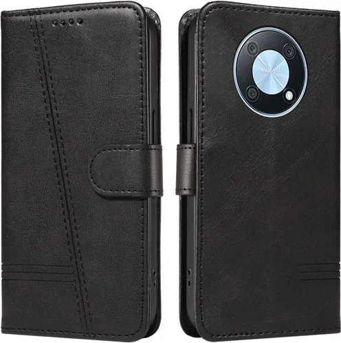 Miniatura 56 de Funda con tapa para Huawei Nova Lite 3, protección de 360 grados, a prueba de golpes, de piel sintética, con función atril y 3 ranuras