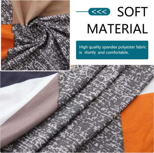 Miniatura 3 de hyha Fundas de cojín para sofá de exterior con estampado, fundas lavables para sofá de flores para muebles de patio al aire libre, funda de asiento