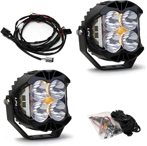 Miniatura 4 de Baja Designs LP4 Pro - Cápsula de luz LED - 2 piezas con arnés de cableado (para conducción/combo; ámbar)