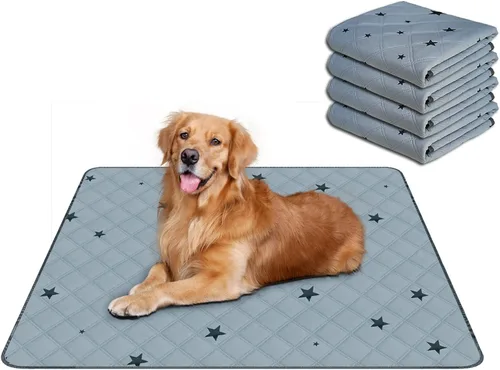 Miniatura 14 de RIOUSSI Almohadillas lavables para orina de perros, reutilizables, absorbentes, a prueba de fugas, antideslizantes, para entrenamiento de orinal