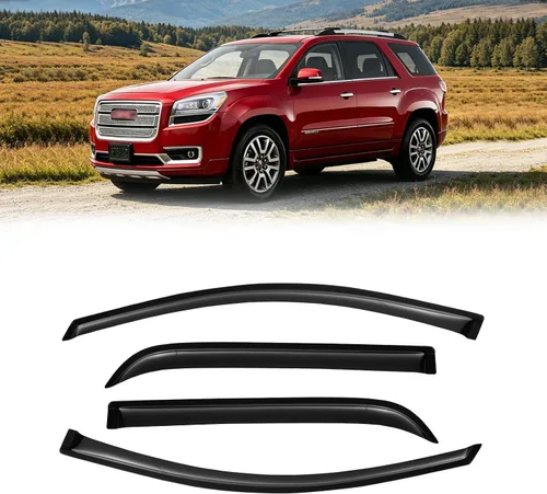 Miniatura 108 de Protectores de lluvia en canal para Jeep Grand Cherokee L 2021-2026, protectores de visera de ventana, deflector de ventilación, sombra viento humo