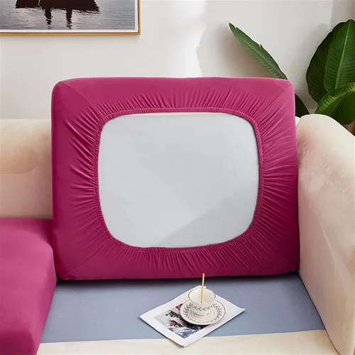 Miniatura 24 de Fundas de cojín elásticas para cojines de sofá, fundas de asiento de caravana, protector de sofá de dos asientos, de elastano, protector de muebles