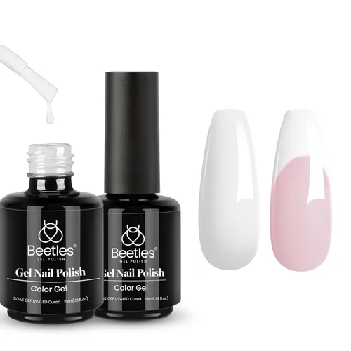 Miniatura 156 de Beetles - Esmalte de uñas de gel verde luminoso que brilla en la oscuridad, esmalte de uñas de gel que se absorbe con lámpara LED UV, arte de uñas