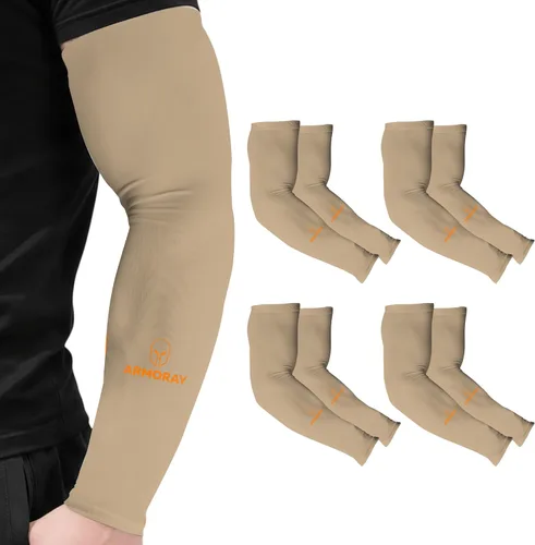 Miniatura 132 de ARMORAY - Mangas de brazo para hombres o mujeres; para cubrir tatuajes; de enfriamiento, para practicar deportes, básquetbol, golf, fútbol